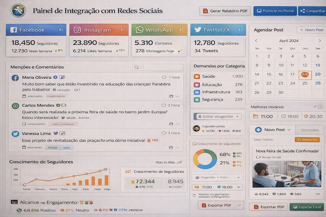 Integração com Redes Sociais